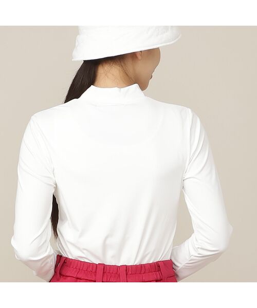 NS23 par Nissa Golf / エヌエス23・パー・ニッサゴルフ シャツ・ブラウス | 【Women's】ロゴプリントモックネック | 詳細2