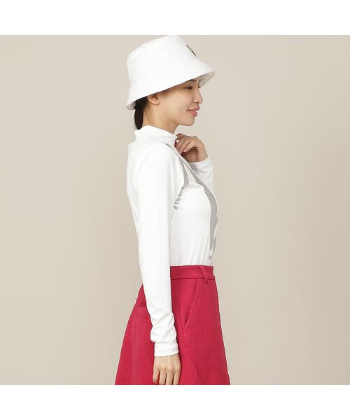 NS23 par Nissa Golf / エヌエス23・パー・ニッサゴルフ シャツ・ブラウス | 【Women's】ロゴプリントモックネック | 詳細3