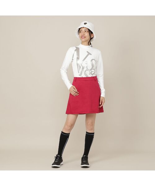 NS23 par Nissa Golf / エヌエス23・パー・ニッサゴルフ シャツ・ブラウス | 【Women's】ロゴプリントモックネック | 詳細4