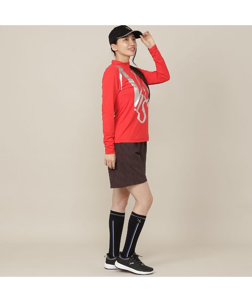 NS23 par Nissa Golf / エヌエス23・パー・ニッサゴルフ シャツ・ブラウス | 【Women's】ロゴプリントモックネック | 詳細6
