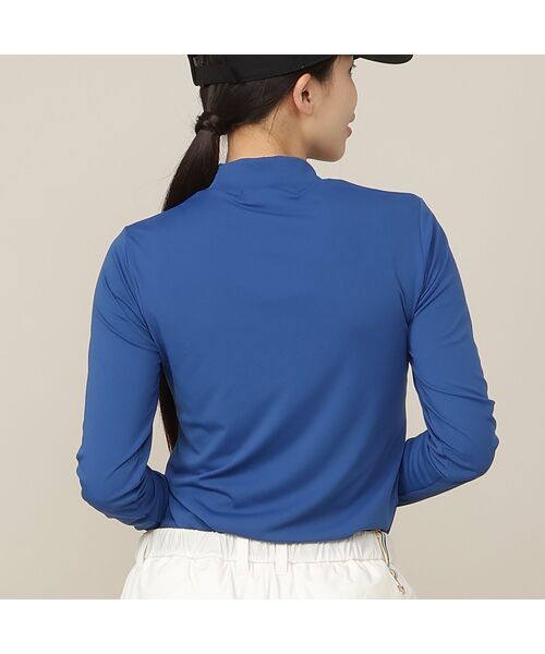 NS23 par Nissa Golf / エヌエス23・パー・ニッサゴルフ シャツ・ブラウス | 【Women's】ロゴプリントモックネック | 詳細10