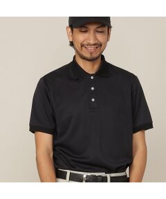 NS23 par Nissa Golf / エヌエス23・パー・ニッサゴルフ ポロシャツ | 【Men's／吸水速乾／UVカット／接触冷感】立体ロゴ半袖ポロシャツ