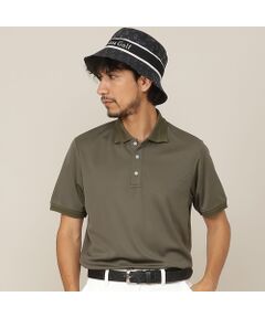 NS23 par Nissa Golf / エヌエス23・パー・ニッサゴルフ ポロシャツ | 【Men's／吸水速乾／UVカット／接触冷感】立体ロゴ半袖ポロシャツ