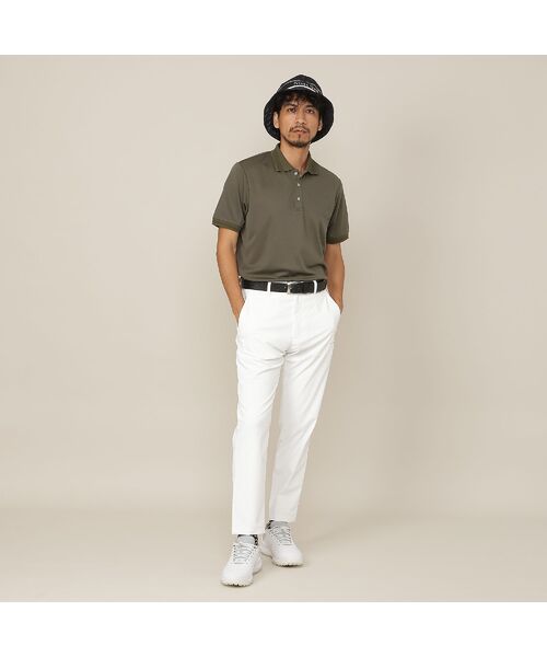 NS23 par Nissa Golf / エヌエス23・パー・ニッサゴルフ ポロシャツ | 【Men's/吸水速乾/UVカット/接触冷感】立体ロゴ半袖ポロシャツ | 詳細10