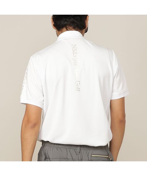 NS23 par Nissa Golf / エヌエス23・パー・ニッサゴルフ ポロシャツ | 【Men's/吸水速乾/UVカット/接触冷感】立体ロゴ半袖ポロシャツ | 詳細2
