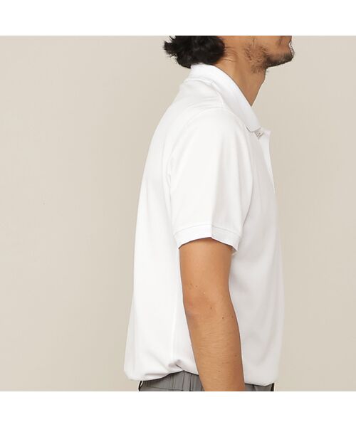 NS23 par Nissa Golf / エヌエス23・パー・ニッサゴルフ ポロシャツ | 【Men's/吸水速乾/UVカット/接触冷感】立体ロゴ半袖ポロシャツ | 詳細3