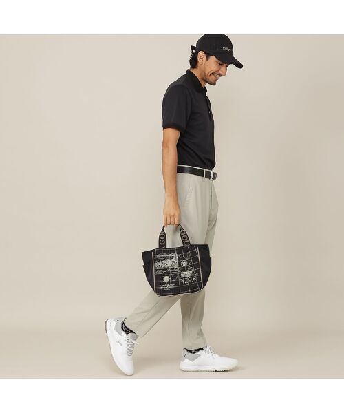 NS23 par Nissa Golf / エヌエス23・パー・ニッサゴルフ ポロシャツ | 【Men's/吸水速乾/UVカット/接触冷感】立体ロゴ半袖ポロシャツ | 詳細4