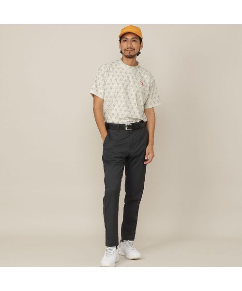 NS23 par Nissa Golf / エヌエス23・パー・ニッサゴルフ シャツ・ブラウス | 【Men's】モノグラムプリント半袖モックネック | 詳細3