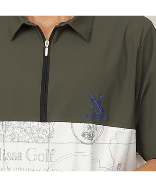 NS23 par Nissa Golf / エヌエス23・パー・ニッサゴルフ ポロシャツ | 地図プリントジャージーシャツ | 詳細9