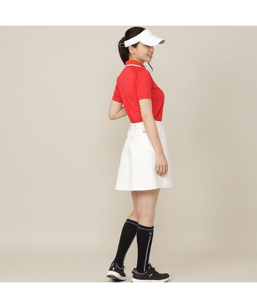 NS23 par Nissa Golf / エヌエス23・パー・ニッサゴルフ ポロシャツ | 【Women's/吸水速乾/UVカット/接触冷感】ロゴ編み半袖ポロシャツ | 詳細9