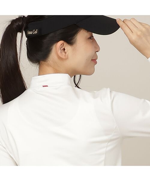 NS23 par Nissa Golf / エヌエス23・パー・ニッサゴルフ シャツ・ブラウス | 【Women's】AddElm 長袖モックネック | 詳細2