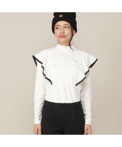 NS23 par Nissa Golf / エヌエス23・パー・ニッサゴルフ シャツ・ブラウス | 【Women's】フリルモックネック