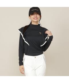 NS23 par Nissa Golf / エヌエス23・パー・ニッサゴルフ シャツ・ブラウス | 【Women's】フリルモックネック