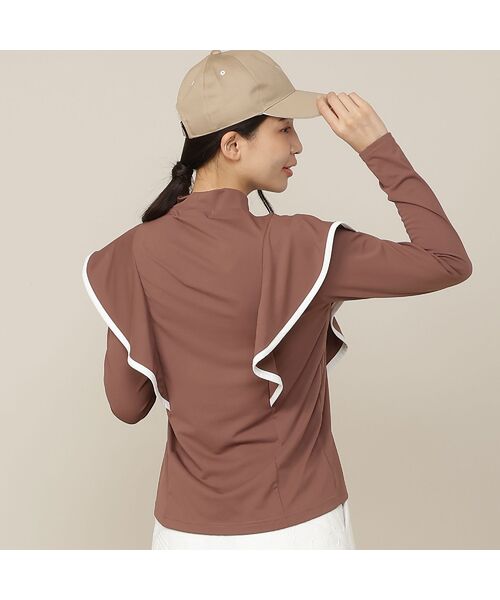 NS23 par Nissa Golf / エヌエス23・パー・ニッサゴルフ シャツ・ブラウス | 【Women's】フリルモックネック | 詳細6