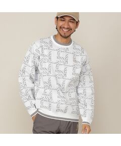 NS23 par Nissa Golf / エヌエス23・パー・ニッサゴルフ ニット・セーター | 【Men's】モノグラムJQニット
