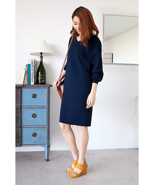 セール 総針サックワンピース ワンピース N Natural Beauty Basic エヌ ナチュラルビューティーベーシック ファッション通販 タカシマヤファッションスクエア