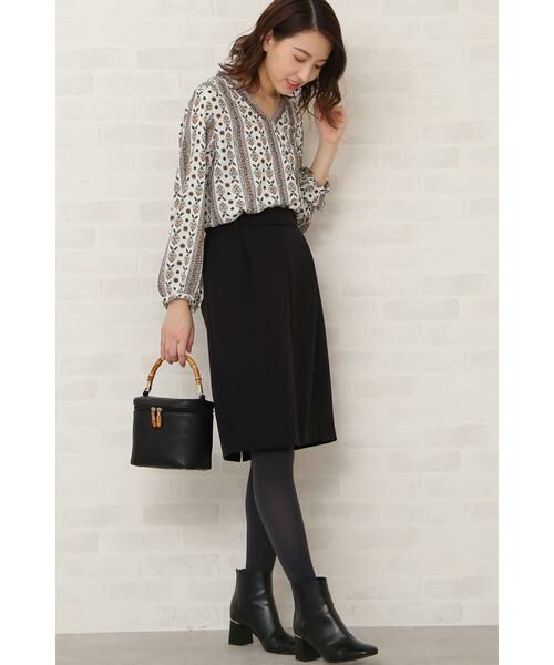 ＊＊N.Natural Beauty Basic / エヌ ナチュラルビューティーベーシック スカート | サイドボタンタイトスカート | 詳細8