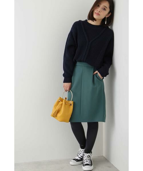 ＊＊N.Natural Beauty Basic / エヌ ナチュラルビューティーベーシック スカート | サイドボタンタイトスカート | 詳細15