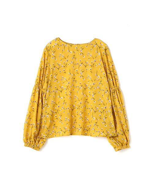 ＊＊N.Natural Beauty Basic / エヌ ナチュラルビューティーベーシック シャツ・ブラウス | ティアードスリーブブラウス（イエロー1）