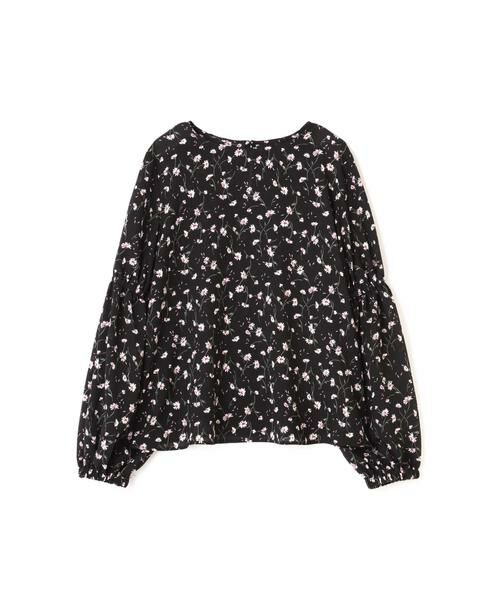 ＊＊N.Natural Beauty Basic / エヌ ナチュラルビューティーベーシック シャツ・ブラウス | ティアードスリーブブラウス（ブラック1）