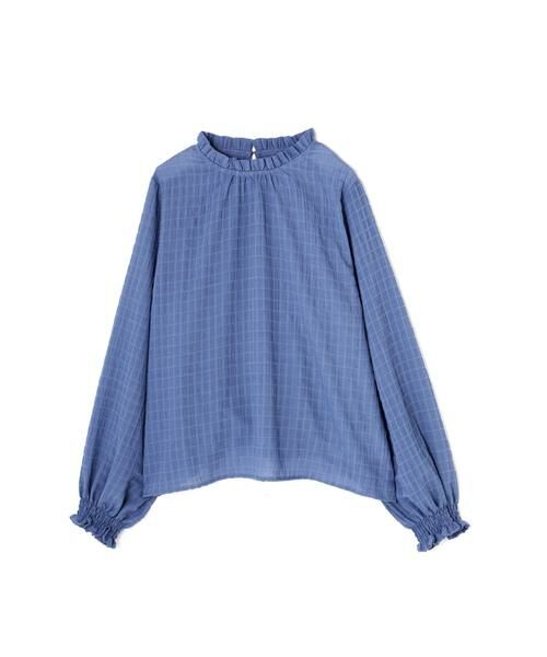 ＊＊N.Natural Beauty Basic / エヌ ナチュラルビューティーベーシック シャツ・ブラウス | フリルネックシャーリングブラウス | 詳細1