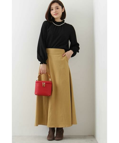 ＊＊N.Natural Beauty Basic / エヌ ナチュラルビューティーベーシック シャツ・ブラウス | フリルネックシャーリングブラウス | 詳細7