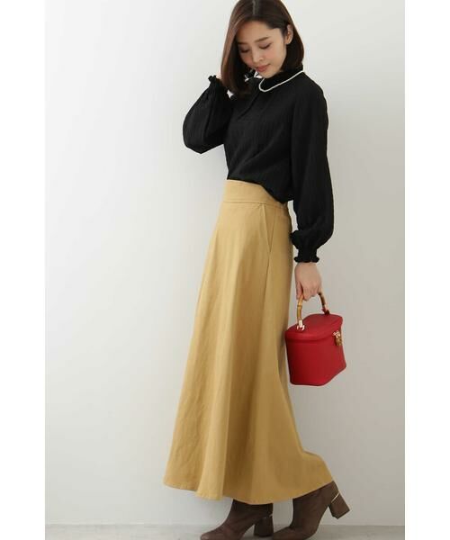 ＊＊N.Natural Beauty Basic / エヌ ナチュラルビューティーベーシック シャツ・ブラウス | フリルネックシャーリングブラウス | 詳細8