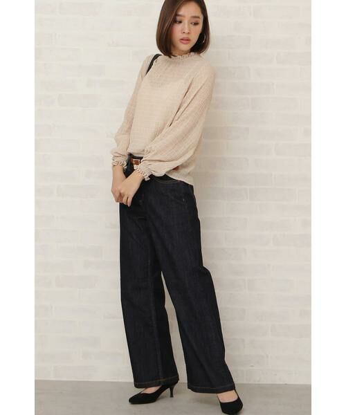 ＊＊N.Natural Beauty Basic / エヌ ナチュラルビューティーベーシック シャツ・ブラウス | フリルネックシャーリングブラウス | 詳細18