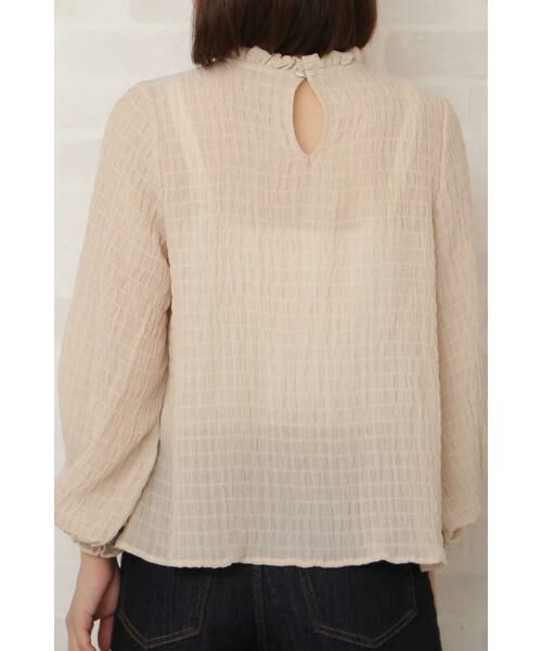 ＊＊N.Natural Beauty Basic / エヌ ナチュラルビューティーベーシック シャツ・ブラウス | フリルネックシャーリングブラウス | 詳細20