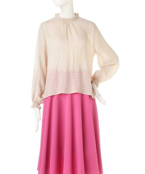 ＊＊N.Natural Beauty Basic / エヌ ナチュラルビューティーベーシック シャツ・ブラウス | フリルネックシャーリングブラウス | 詳細23