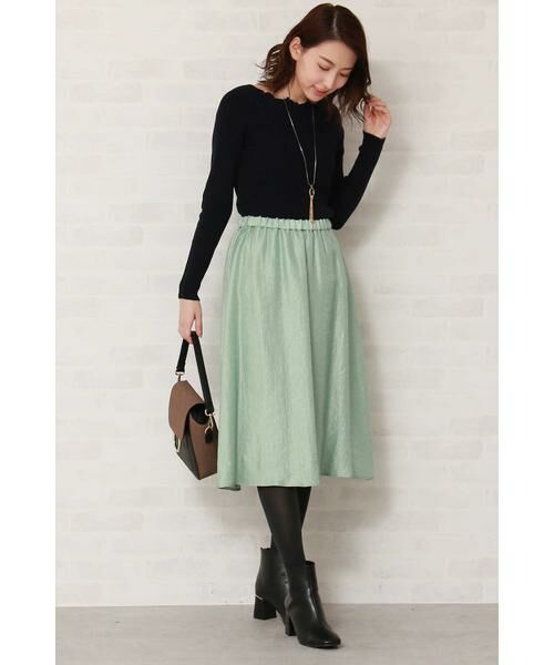 ＊＊N.Natural Beauty Basic / エヌ ナチュラルビューティーベーシック スカート | グラムツイルフレアスカート | 詳細8