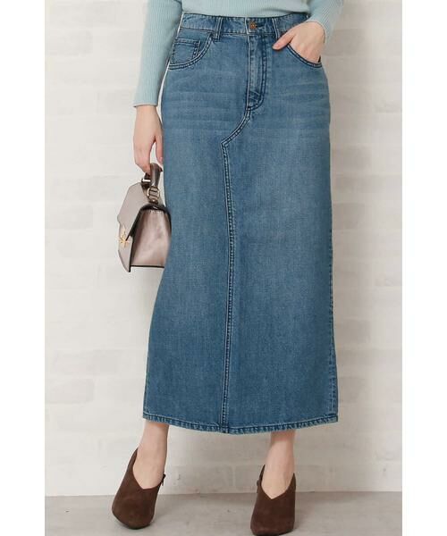 セール デニムタイトマキシスカート スカート N Natural Beauty Basic エヌ ナチュラルビューティーベーシック ファッション通販 タカシマヤファッションスクエア