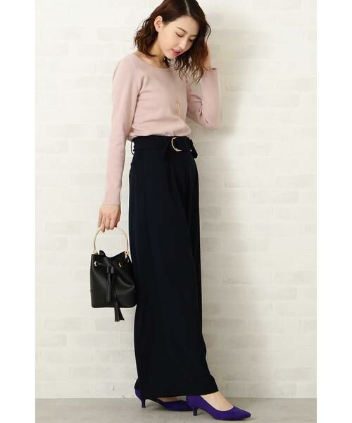 ＊＊N.Natural Beauty Basic / エヌ ナチュラルビューティーベーシック パンツ | 2リングベルトパンツ | 詳細8