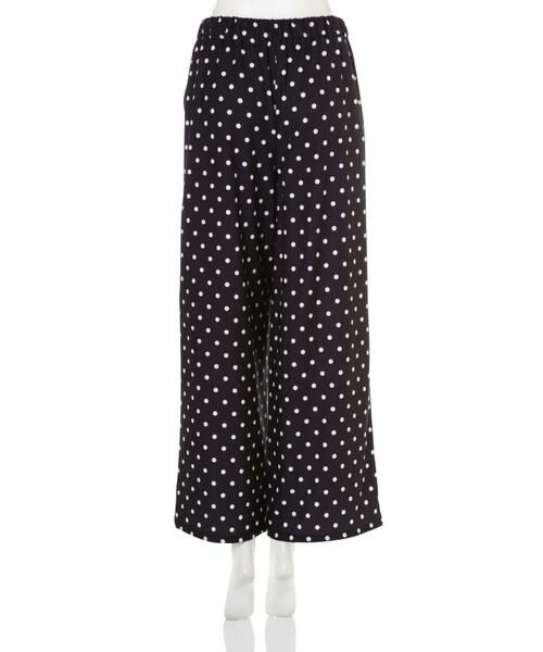 ＊＊N.Natural Beauty Basic / エヌ ナチュラルビューティーベーシック パンツ | ドットリラックスパンツ | 詳細4