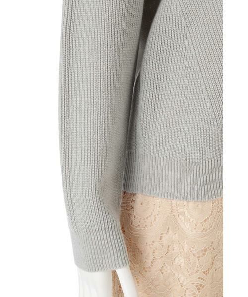 ＊＊N.Natural Beauty Basic / エヌ ナチュラルビューティーベーシック ニット・セーター | ハイゲージアゼVネックニット | 詳細6