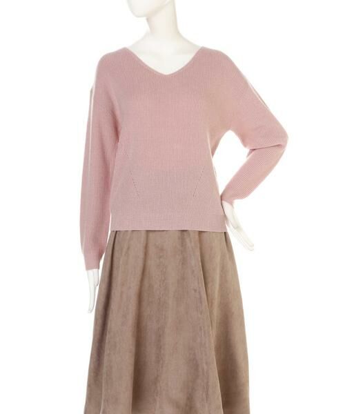 ＊＊N.Natural Beauty Basic / エヌ ナチュラルビューティーベーシック ニット・セーター | ハイゲージアゼVネックニット | 詳細8