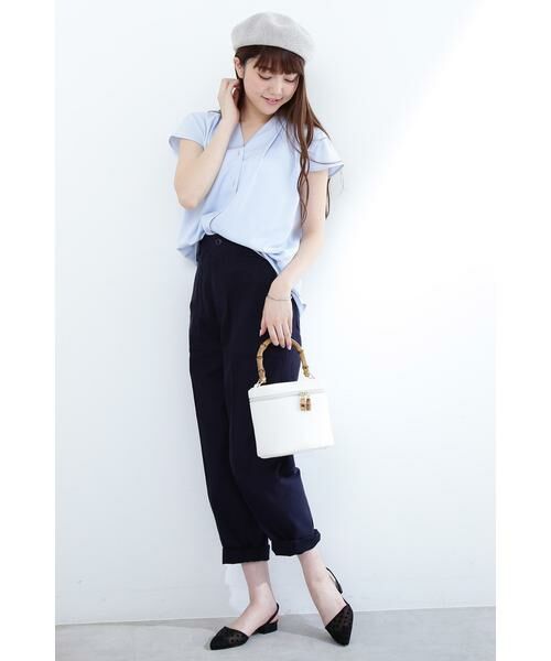 ＊＊N.Natural Beauty Basic / エヌ ナチュラルビューティーベーシック パンツ | テーパードベイカーパンツ | 詳細2