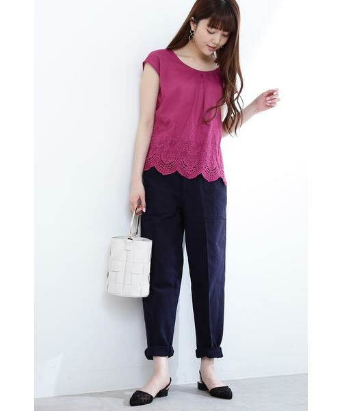 ＊＊N.Natural Beauty Basic / エヌ ナチュラルビューティーベーシック パンツ | テーパードベイカーパンツ | 詳細6