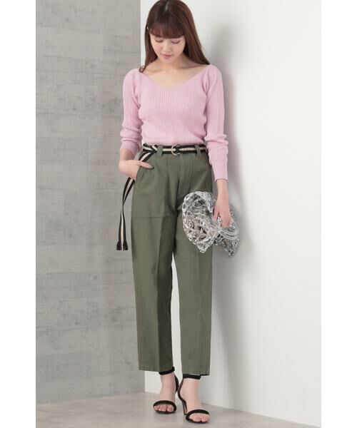 ＊＊N.Natural Beauty Basic / エヌ ナチュラルビューティーベーシック パンツ | テーパードベイカーパンツ | 詳細12