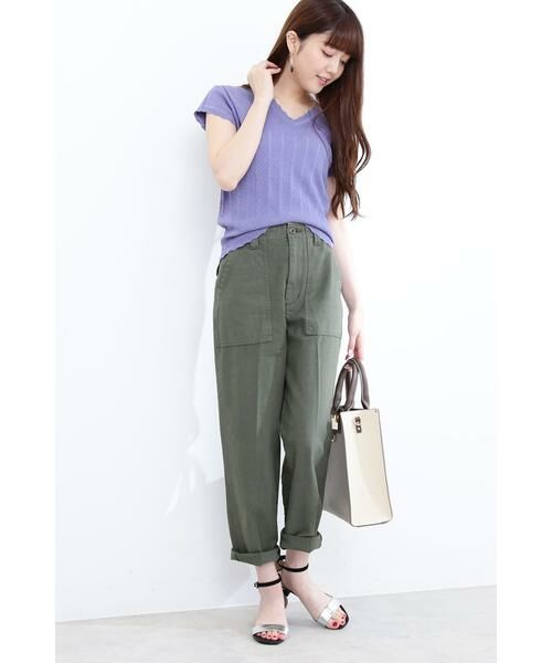 ＊＊N.Natural Beauty Basic / エヌ ナチュラルビューティーベーシック パンツ | テーパードベイカーパンツ | 詳細13