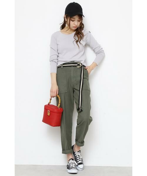 ＊＊N.Natural Beauty Basic / エヌ ナチュラルビューティーベーシック パンツ | テーパードベイカーパンツ | 詳細14