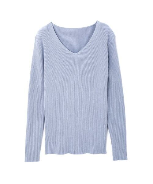 ＊＊N.Natural Beauty Basic / エヌ ナチュラルビューティーベーシック ニット・セーター | ラメリブニット | 詳細1