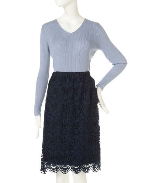 ＊＊N.Natural Beauty Basic / エヌ ナチュラルビューティーベーシック ニット・セーター | ラメリブニット | 詳細4