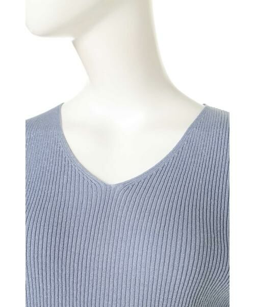 ＊＊N.Natural Beauty Basic / エヌ ナチュラルビューティーベーシック ニット・セーター | ラメリブニット | 詳細7