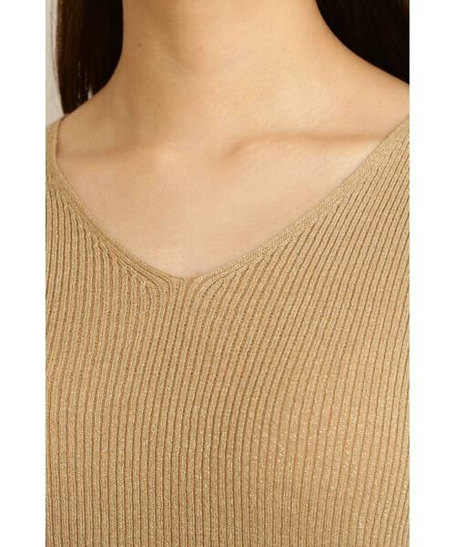 ＊＊N.Natural Beauty Basic / エヌ ナチュラルビューティーベーシック ニット・セーター | ラメリブニット | 詳細19