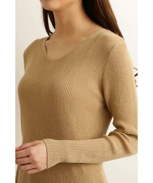 ＊＊N.Natural Beauty Basic / エヌ ナチュラルビューティーベーシック ニット・セーター | ラメリブニット | 詳細20