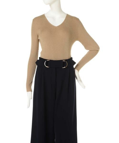 ＊＊N.Natural Beauty Basic / エヌ ナチュラルビューティーベーシック ニット・セーター | ラメリブニット | 詳細21