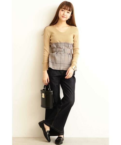 ＊＊N.Natural Beauty Basic / エヌ ナチュラルビューティーベーシック ニット・セーター | ラメリブニット | 詳細23