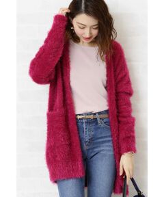 フェザーチュニックカーディガン