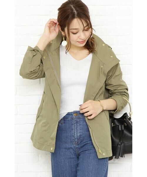 ＊＊N.Natural Beauty Basic / エヌ ナチュラルビューティーベーシック ブルゾン | マウンテンパーカー（カーキ）